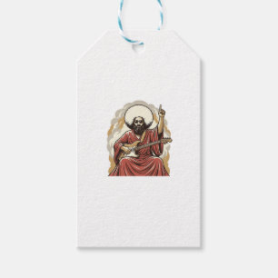 Vintage-Stichgravur-Gitarrist-Vektor-Art-Shirt_1 Geschenkanhänger