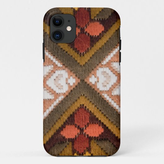 Vintage Stickerei Case-Mate iPhone Hülle (Rückseite)