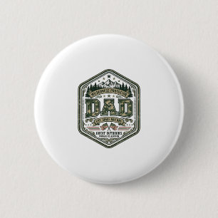 Vintage-Stickerei Dad Mountain Abzeichen Shirt Des Button