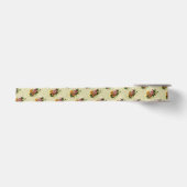 Vintage Stiefmütterchen Bouquet Satinband (Vorderseite)
