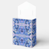 Vintage-Stiefmütterchen-Geschenkpapier Geschenkschachtel (Geöffnet)