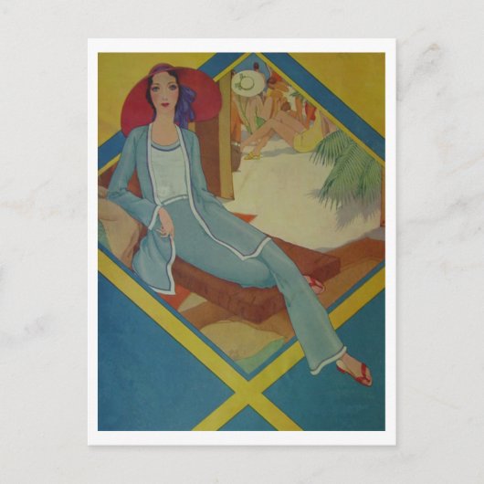 Vintage Stil 1931 Postkarte (Vorderseite)