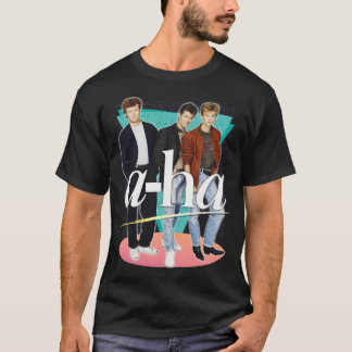 Vintage-Stil 80er AHa-Design T-Shirt