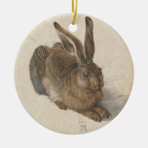 Vintage-Stil Albrecht Dürer - Hase Keramik Ornament