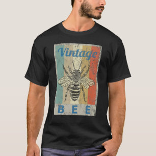 Vintage Stil Bienenkönigin Honig Imker Imkerei T-Shirt