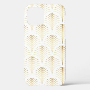 Vintage-Stil elegante floral Art Deco-Wiederholung iPhone 12 Hülle