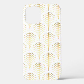 Vintage-Stil elegante floral Art Deco-Wiederholung iPhone 12 Hülle