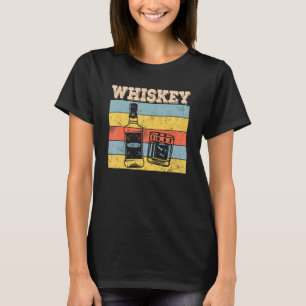 Vintage-Stil Retro-Distressed Whisky-Bier-Alkohol T-Shirt
