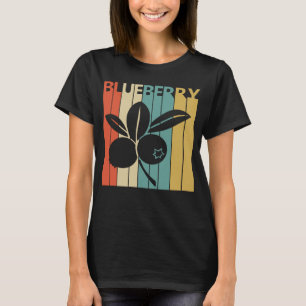 Vintage-Stil Süße Blaubeer Frucht T-Shirt
