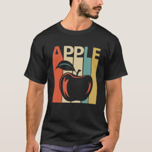 Vintage-Stil Süßer Apfel Obst T-Shirt