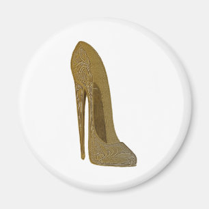 Vintage Stilett-Schuh-hohe Fersen-Kunst-Geschenke Magnet