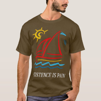 Vintage Stilexistenz der 1980er Jahre ist Schmerzä T-Shirt