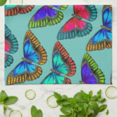 Vintage Stilfarben Monarch Butterfly Küche Geschirrtuch (Gefaltet)