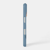 Vintage stilisierte Muschel iPhone 16 Hülle (Rechte Seite)
