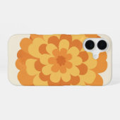 Vintage stilisierte Ringelblume iPhone 16 Hülle (Rückseite (Horizontal))