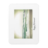 Vintage Stilisierte Surffotografie - Altersvorsorg Magnet (Vertikal)