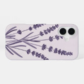 Vintage stilisierter Lavendel iPhone 16 Hülle (Rückseite (Horizontal))