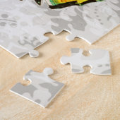 Vintage Stilkolorierte Schmetterlingspuzzle Puzzle (Seite)