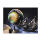 Vintage still life with globe