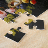 Vintage Stillleben Blume und Früchte Puzzle (Seite)