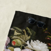 Vintage Stillleben Blume und Früchte Strandtuch (Beispiel)