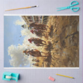 Vintage Stilmalerei Kentucky Derby Decoupage Seidenpapier (Basteln)