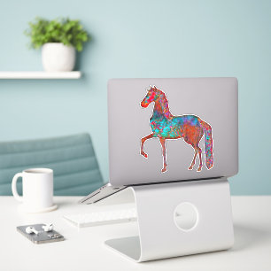 Vintage Stilpferde Art Cut Out Sticker