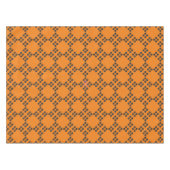 Vintage Stilpunkte Diamantenmuster Tischdecke (Vorderseite (Horizontal))