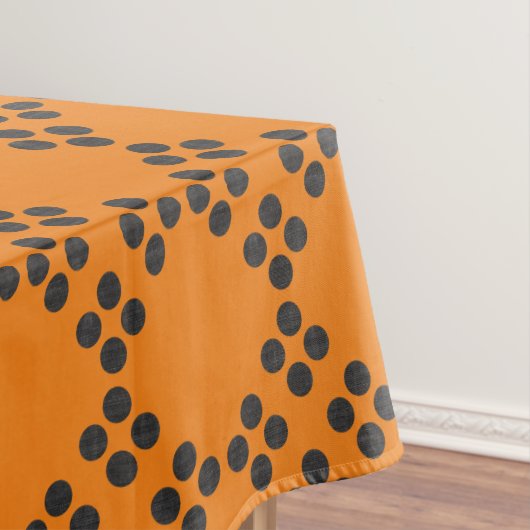 Vintage Stilpunkte Diamantenmuster Tischdecke (Beispiel)
