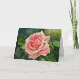 Vintage Stilspitze Pink Rose Garden Kunst Karte