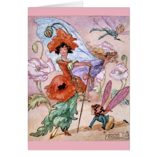 Vintage - Stilvolle Blumenfee, (Vorne)