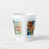 Vintage Stimmen Latte Tasse (Vorderseite)
