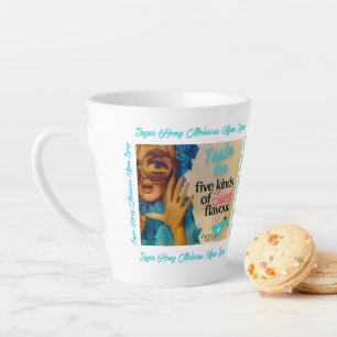 Vintage Stimmen Latte Tasse