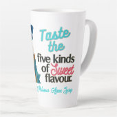 Vintage Stimmen Latte Tasse (Rechte Ecke)