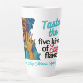 Vintage Stimmen Latte Tasse (Vorderseite)