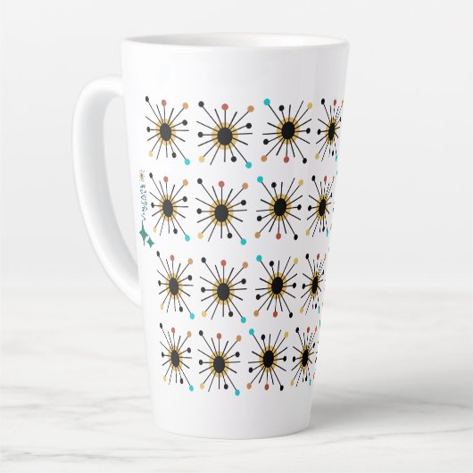 Vintage Stimmen Latte Tasse (Linke Ecke)