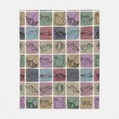 Vintage Stingray-Gift Blanket Retro-Stingray-Liebe Fleecedecke (Vorderseite)