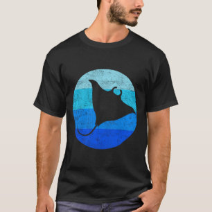 Vintage Stingray Manta Ray Hawaii Ozean Tiere T-Shirt