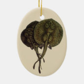 Vintage Stingrochen, Meerestiere Keramik Ornament (Hinten)