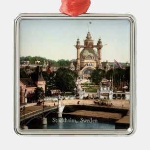 Vintage - Stockholm, Schweden Ornament Aus Metall
