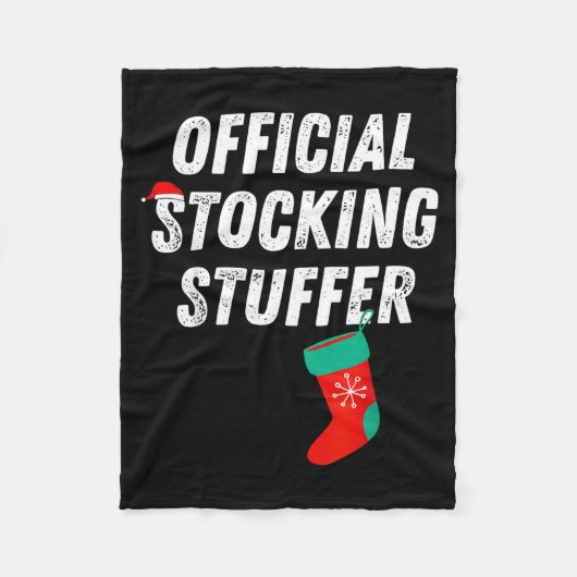 Vintage Stocking Stuffer Stocking Matching Couple Fleecedecke (Vorderseite)
