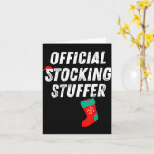 Vintage Stocking Stuffer Stocking Matching Couple Karte (Gelbe Blume)