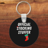 Vintage Stocking Stuffer Stocking Matching Couple Schlüsselanhänger (Vorderseite)