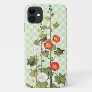 Vintage Stockrosen-Blumen Kunst Handyhülle Case-Mate iPhone Hülle