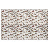 Vintage-Stoff mit Bauernhoftieren Stoff (Yard (91,4 cm))