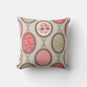Vintage-Stoff: Nahtloses Patchwork-Design. Kissen