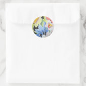 Vintage Stoffe in Blume Muster Stickers (Tasche)