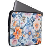 Vintage Stoffe in Farbtönen Laptopschutzhülle (Vorne Rechts)