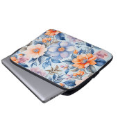 Vintage Stoffe in Farbtönen Laptopschutzhülle (Vorne Knopf)