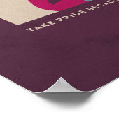 Vintage Stolperrevolution-Poster Poster (Ecke)